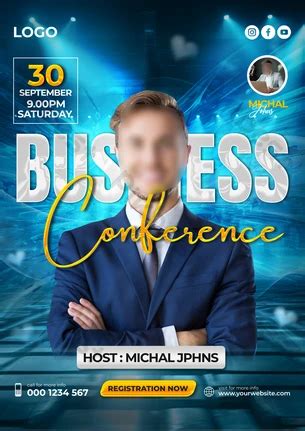Business Conference Poster 的图像结果