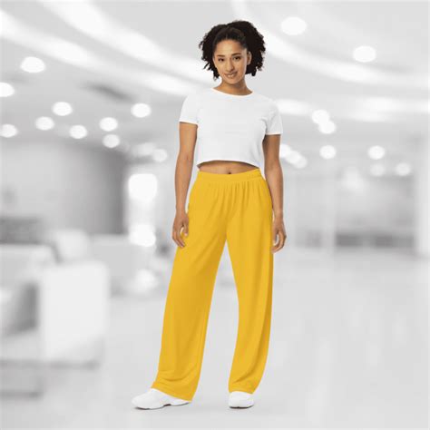 Nora Jane Relaxed Wide-leg Pants in Yellow for Women - made fresh ...