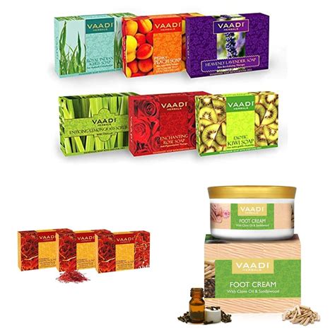 Buy Vaadi Herbals Exotic Flavors Handmade Herbals Soaps, 75g (Pack of 6 ...