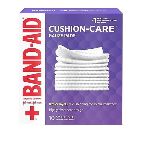 Band-Aid Brand Cushion Care Non-Stick Gauze Pads, Individually-Wrapped ...