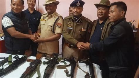 Assam: Nine cadres of Mizoram-based militant outfit HPC(D) surrender at ...