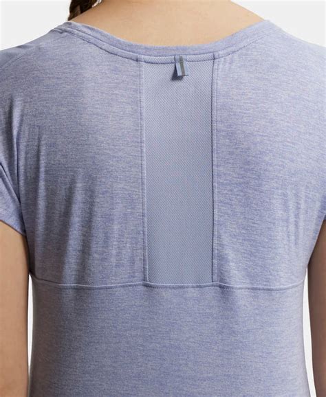 Buy Microfiber Fabric Breathable Mesh Relaxed Fit Graphic Printed Round ...