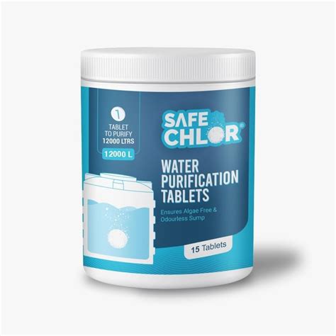 Chlorine Tablets for Water Sumps & Tanks | Water Purification Tablets ...