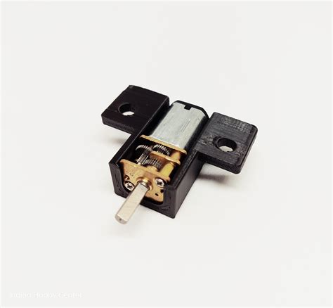 Full Mounting Bracket for N20 Micro Gear Motors (Black) – Indian Hobby ...