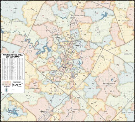 Image result for Austin TX Zip Code Map