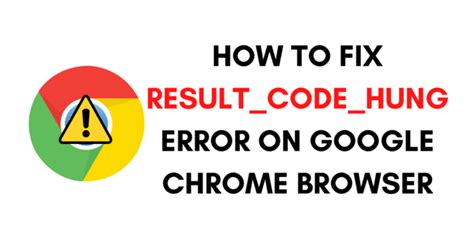 Chrome Error Fix 的图像结果