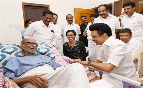 பழ. நெடுமாறன் குறித்து முதல்வர் மு.க. ஸ்டாலின் நெகிழ்ச்சி!