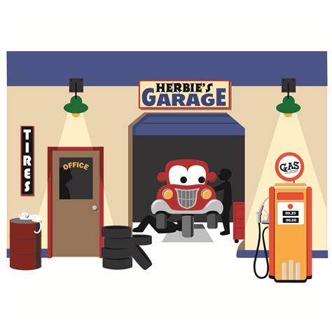 Cartoon Gas Station Clipart | Free download on ClipArtMag