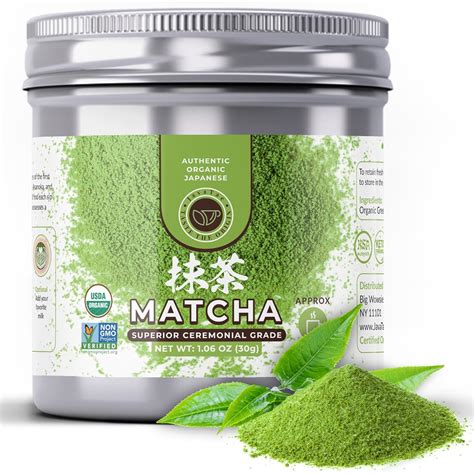 Amazon.com: Javatae Organic Matcha Powder | Organic Superior Ceremonial ...