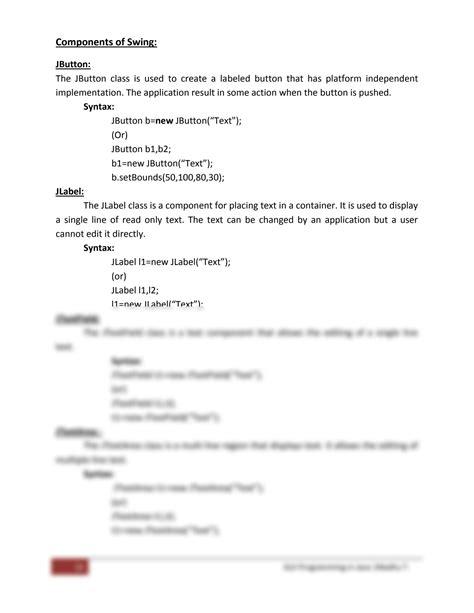 Swing Framework Java 的图像结果