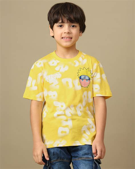 Naruto Printed Regular Fit Tshirt For Boys – Kidsville