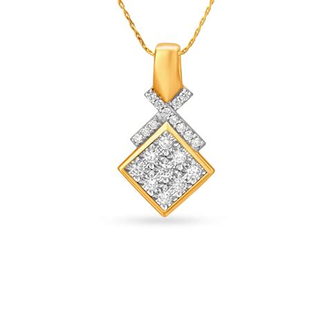 Gleaming Diamond Pendant and Earrings Set