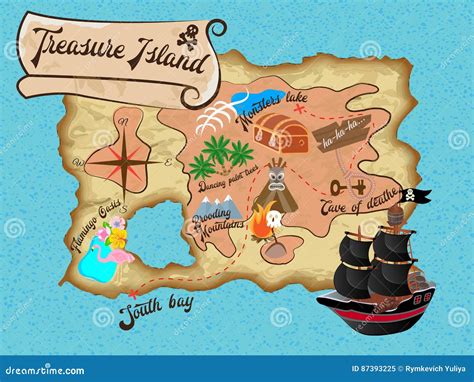 Free Vintage Treasure Island Maps Printable