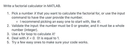 Image result for Code for Find Factorial in MATLAB