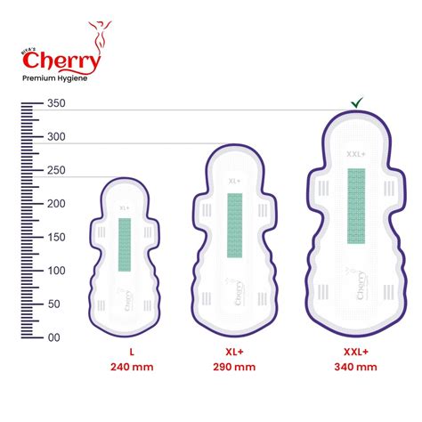 Buy Cherry Premium XXL+ Ultra Thin Sanitary Pads for Women | Cotton ...