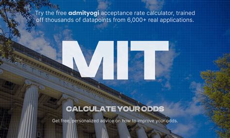 Will you get into MIT? Check Your Acceptance Chances with this ...