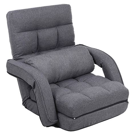 Trule Reclining Ergonomic Floor Game Chair in Gray | Wayfair