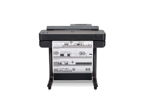 HP DesignJet T650 Large Format 24-inch Plotter Printer, with Roll Cover ...