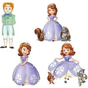 Party Propz SOFIA BIRTHDAY DECORATION/ PARTY SUPPLIES Paper Cut-outs ...