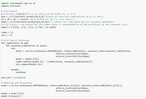 Image result for Sarima Python