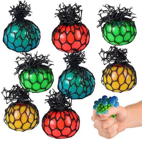 Buy ArtCreativity 1.75 Inch Mesh Stress Balls for Kids - Pack of 24 ...