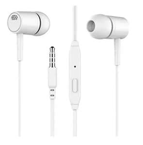 Earphone Combo Microphone with Noise Cancelling 2 Pcs (White/Black, in ...