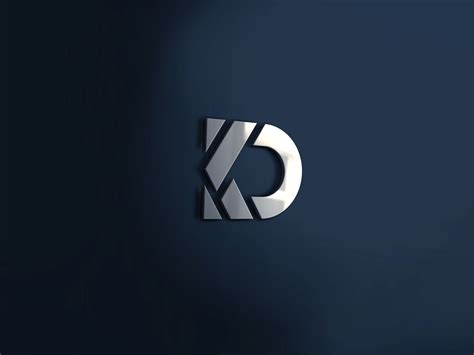 KD Logo or Icon Design Vector Image Afbeelding door atiktaz7 · Creative ...
