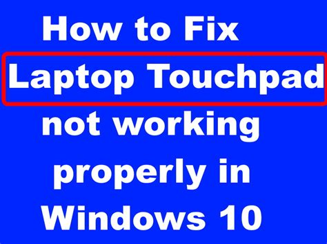Image result for Fix Touchpad Issues
