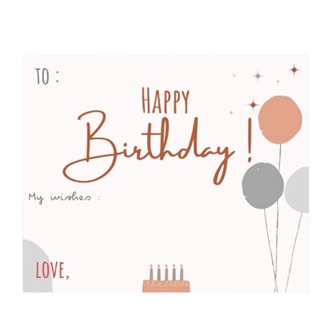 Jual Kartu Ucapan Happy Birthday Kartu Ucapan Ulang Tahun Ukuran Besar ...