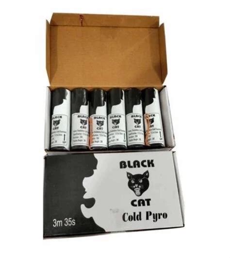 Black Cat Cold Pyro Pack - 25s, Set of 8 - Safe, Stunning Effects