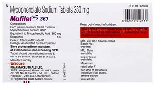 Mofilet S 360 Mg Tablet 10 - Uses, Side Effects, Dosage, Price | Truemeds