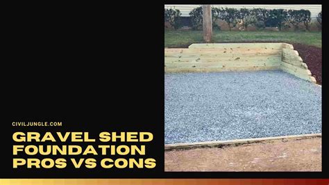 All About Concrete Vs Gravel Shed Foundation | Gravel Shed Foundation ...