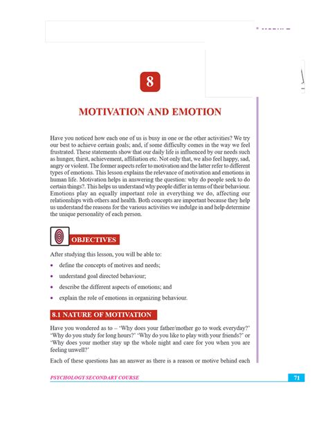 Motivatin and emotion - Psychology - Studocu