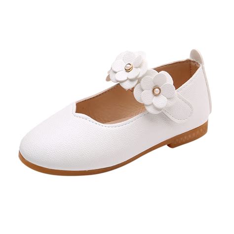 Customer reviews for Toddler Dress Shoes Girls Solid Flower Student ...