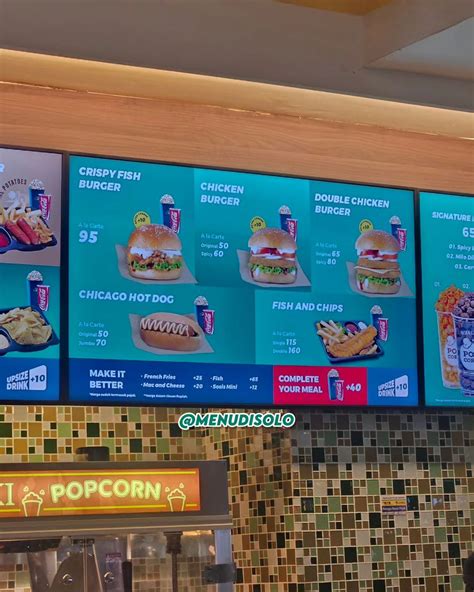 Buku Harga Menu Solo Paragon XXI - Buku Menu di Solo Terbaru