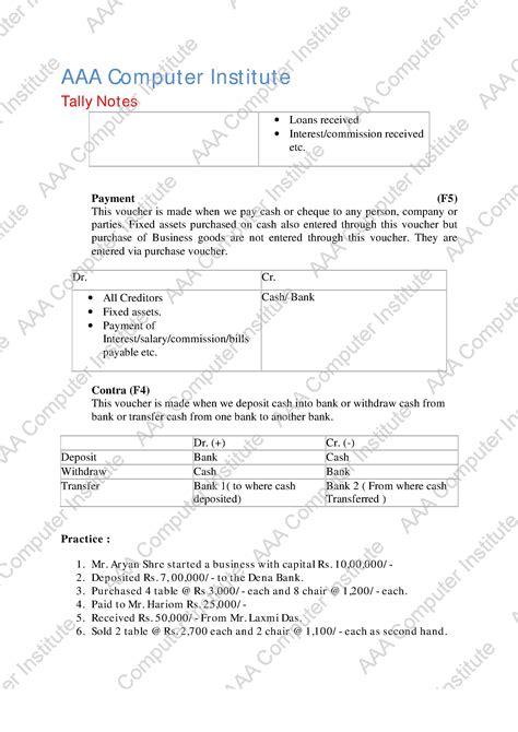 Image result for Tally Practise File