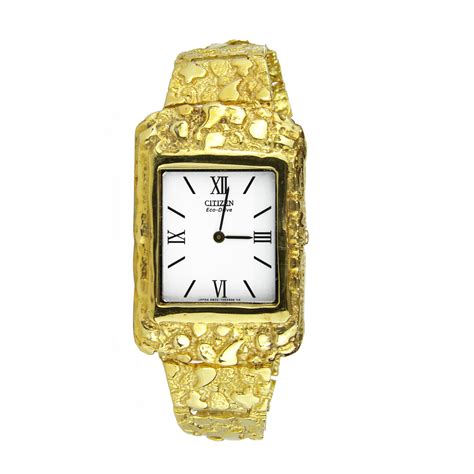 Citizen Eco-Drive Gold Nugget Watch – D'Ajelin Jewellers
