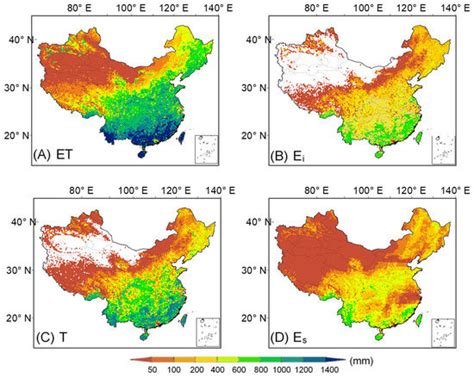 Estimation of Evapotranspiration and Its Components across China Based ...