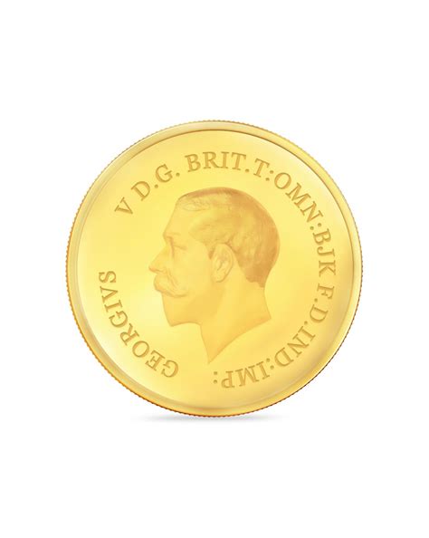 Bhima Jewels BIS Hallmark 22K George Head Gold Coin 1 g : Amazon.in ...