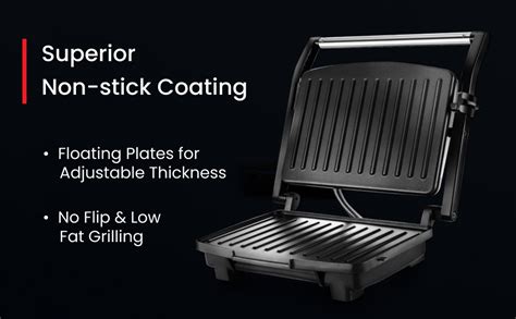 Buy Prestige PEG 7.0 1000 W Electric Griller Sandwich Maker with Oil ...