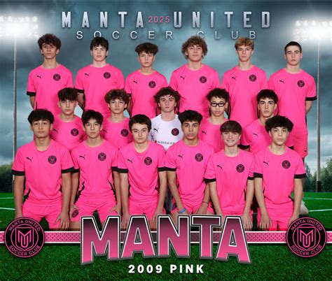 Boys 2009 Pink | MANTA United Soccer Club