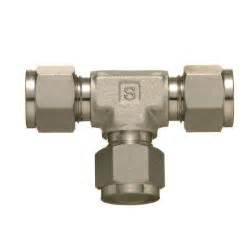 SUS316 Stainless Steel Double Ferrule Fitting Union Tee | SANKOMS ...