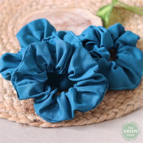Solid Scrunchies | The Green Circle
