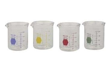 Kimble/Kontes KIMAX Color-Coded Griffin Beakers, Double Scale ...