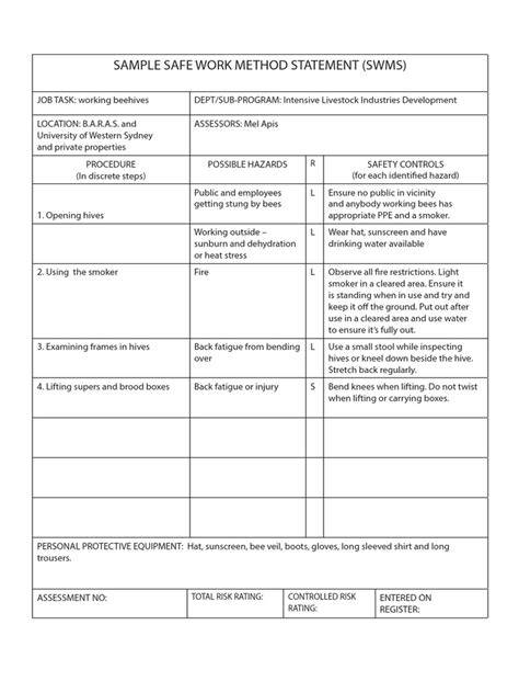 Image result for Simple Method Statement