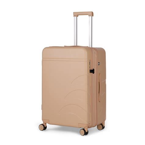 Flowe | Beige | Medium Hard Luggage