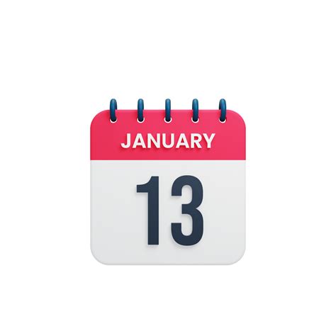 January Calendar Icon
