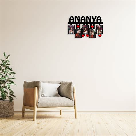Customised Name MDF Wall Frame – The Gift Baskett