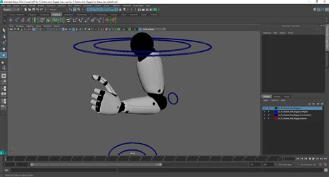 Sci Fi Robot Arm Rigged for Maya 3D | 3D Molier International