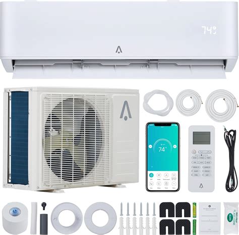 12,000 BTU Mini Split Air Conditioner, 23 SEER2 Wi-Fi Mini Split Ac ...
